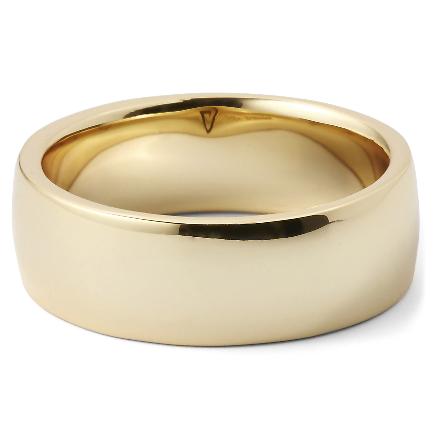 Gold 925 Silver Classic Ring - 2