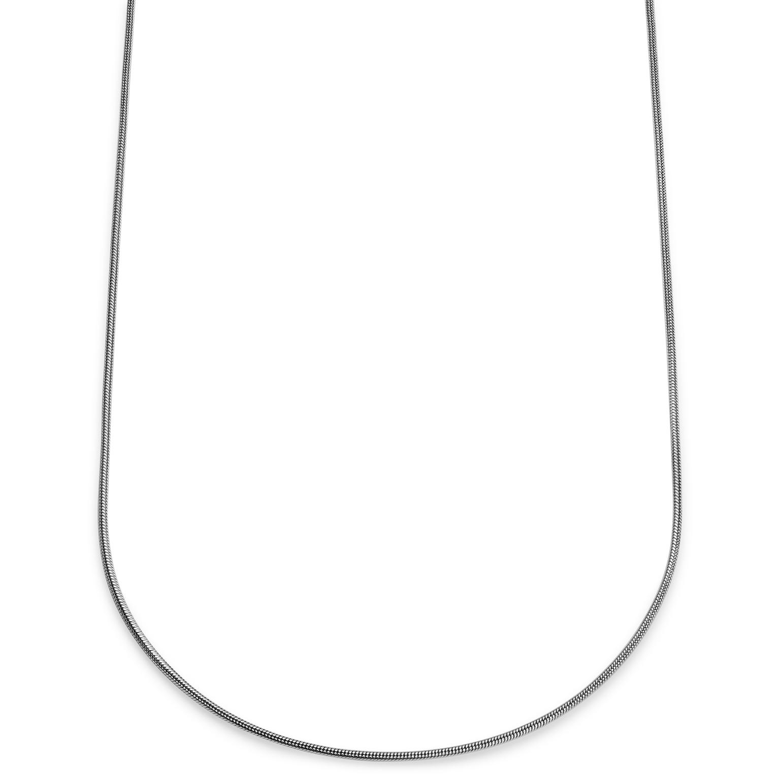 Essentials | 2 mm srebrzysty naszyjnik wężyk Essentials | 2 mm srebrzysty naszyjnik wężyk