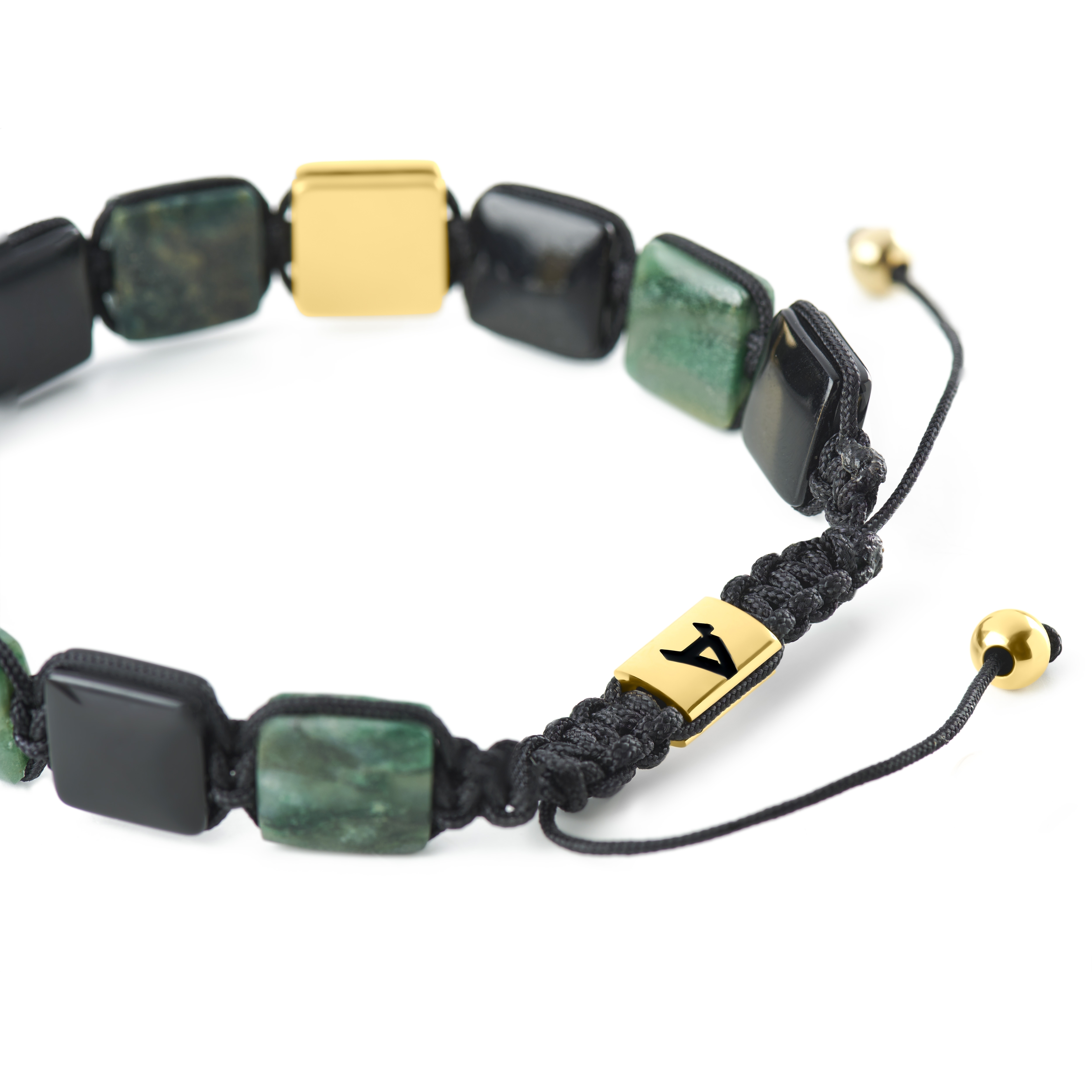 Elysian | Litteä kullanvärinen tiikerinsilmä helmirannekoru - 4