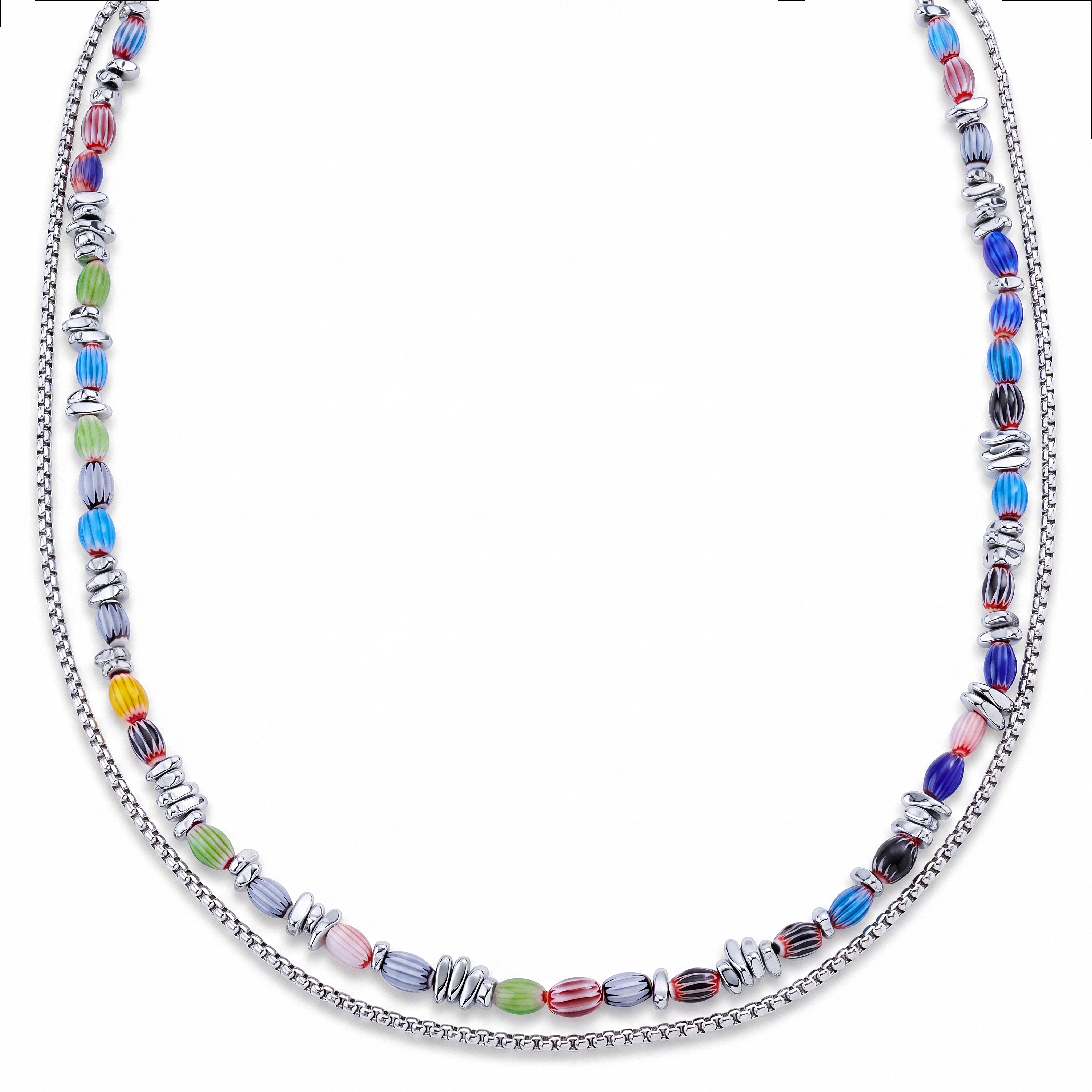 Pearlmania | Rainbow Rush meerkleurige ketting