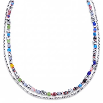 Pearlmania | Wielokolorowy naszyjnik Rainbow Rush Pearlmania | Wielokolorowy naszyjnik Rainbow Rush
