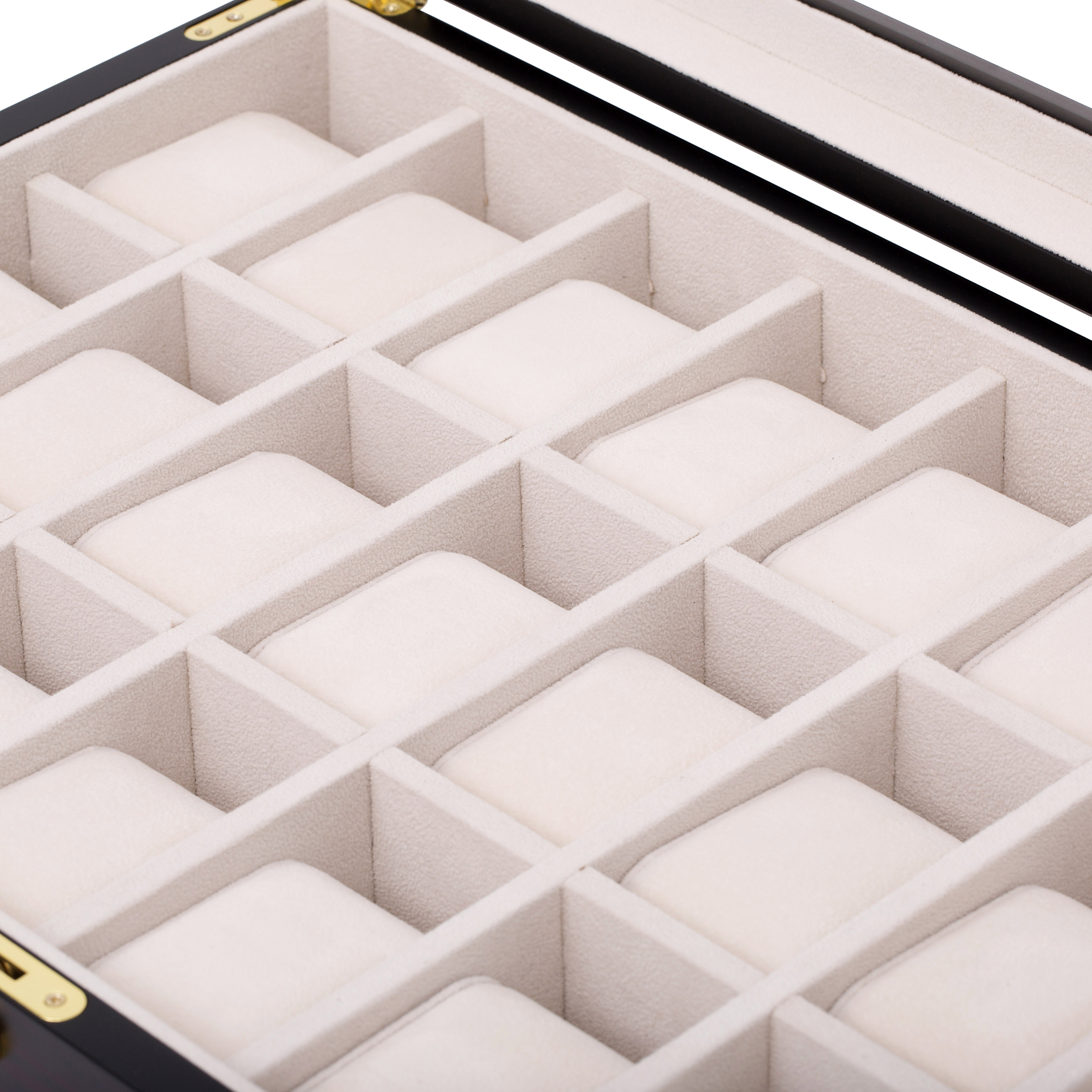 Ebony Watch Box - 24 Watches - 9