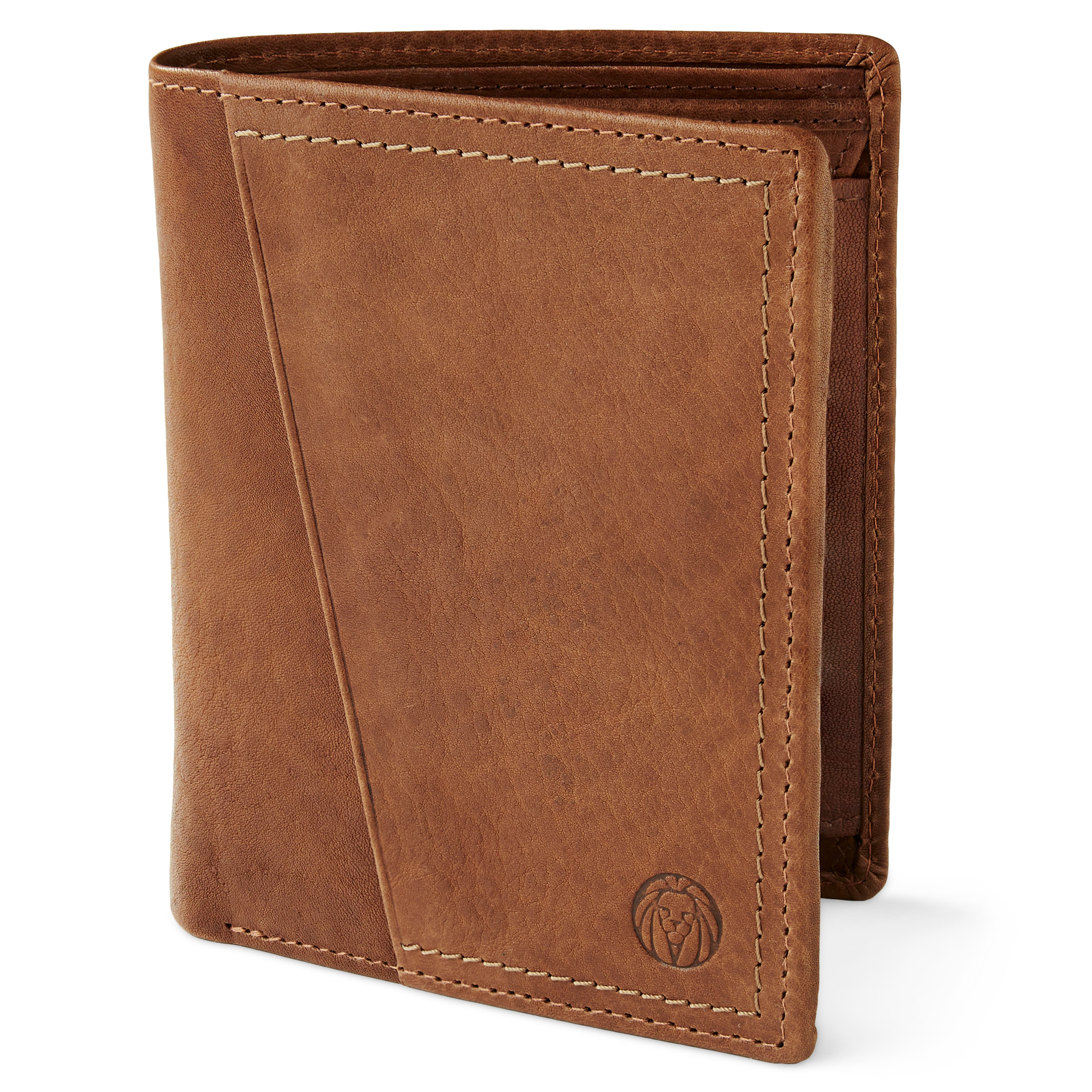 Cambodia Rustic Tan RFID Leather Wallet