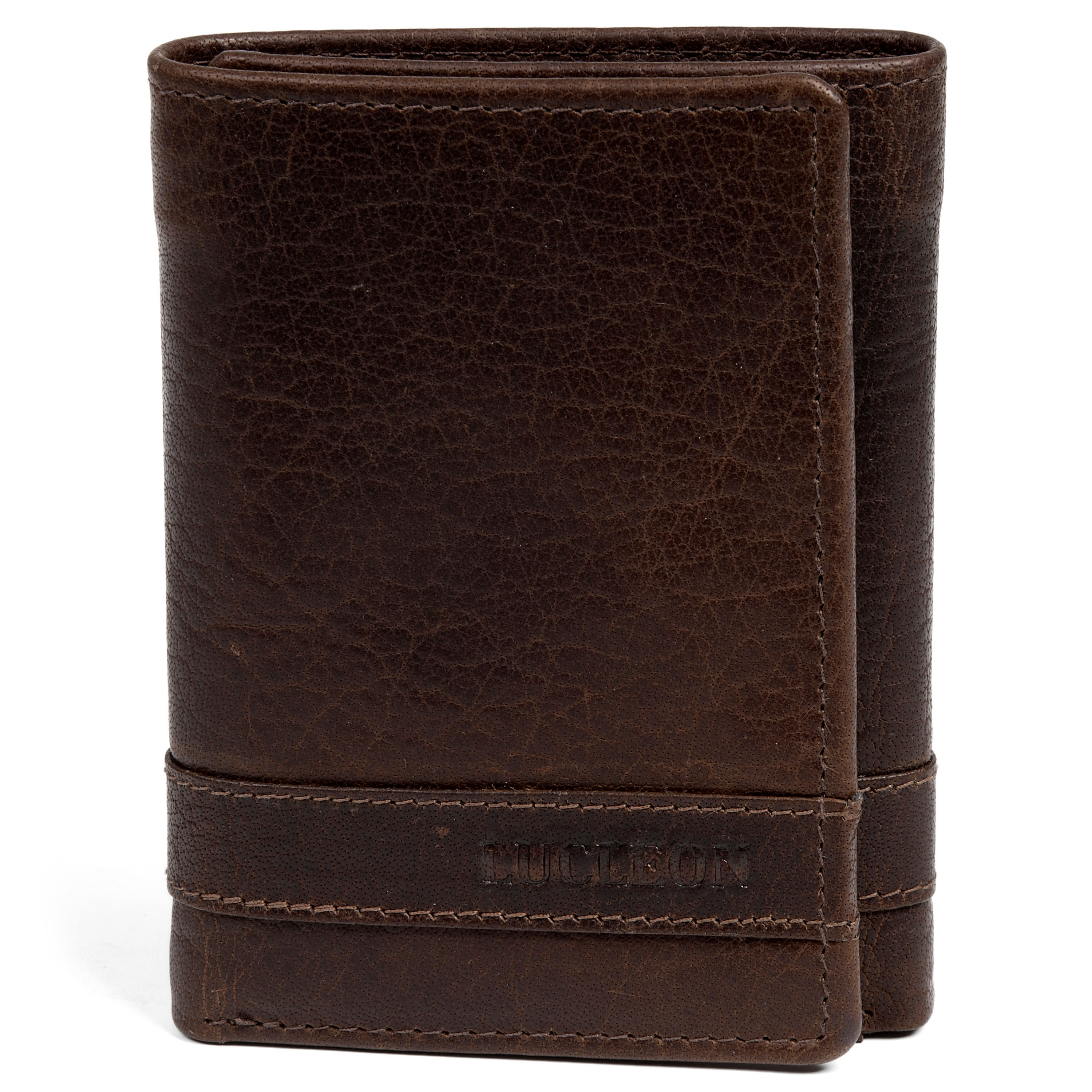 Montreal Trifold Brown RFID Leather Wallet - 3