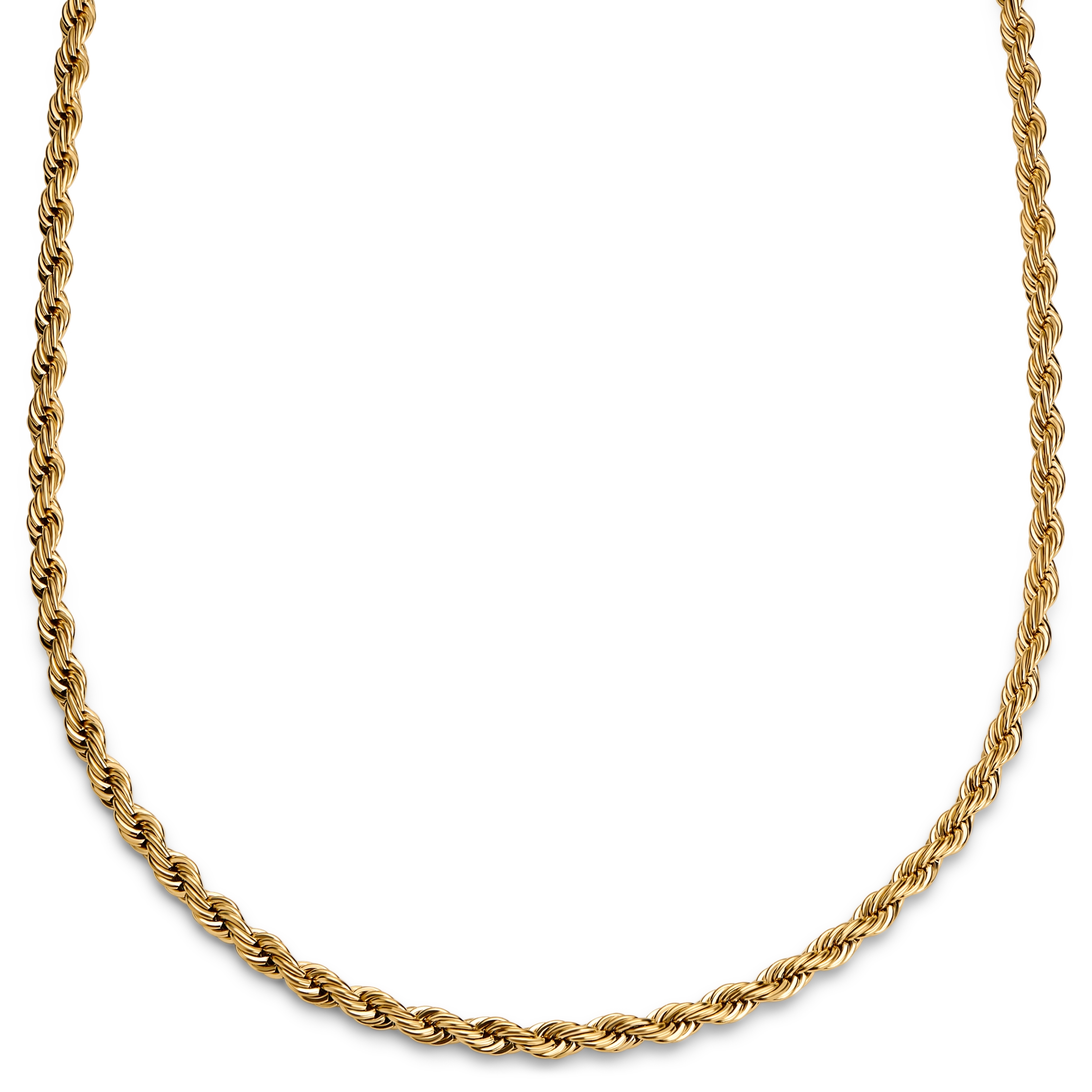 6mm gold rope deals chain