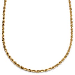 Essentials, 6 mm Gold-Tone Rope Chain Necklace