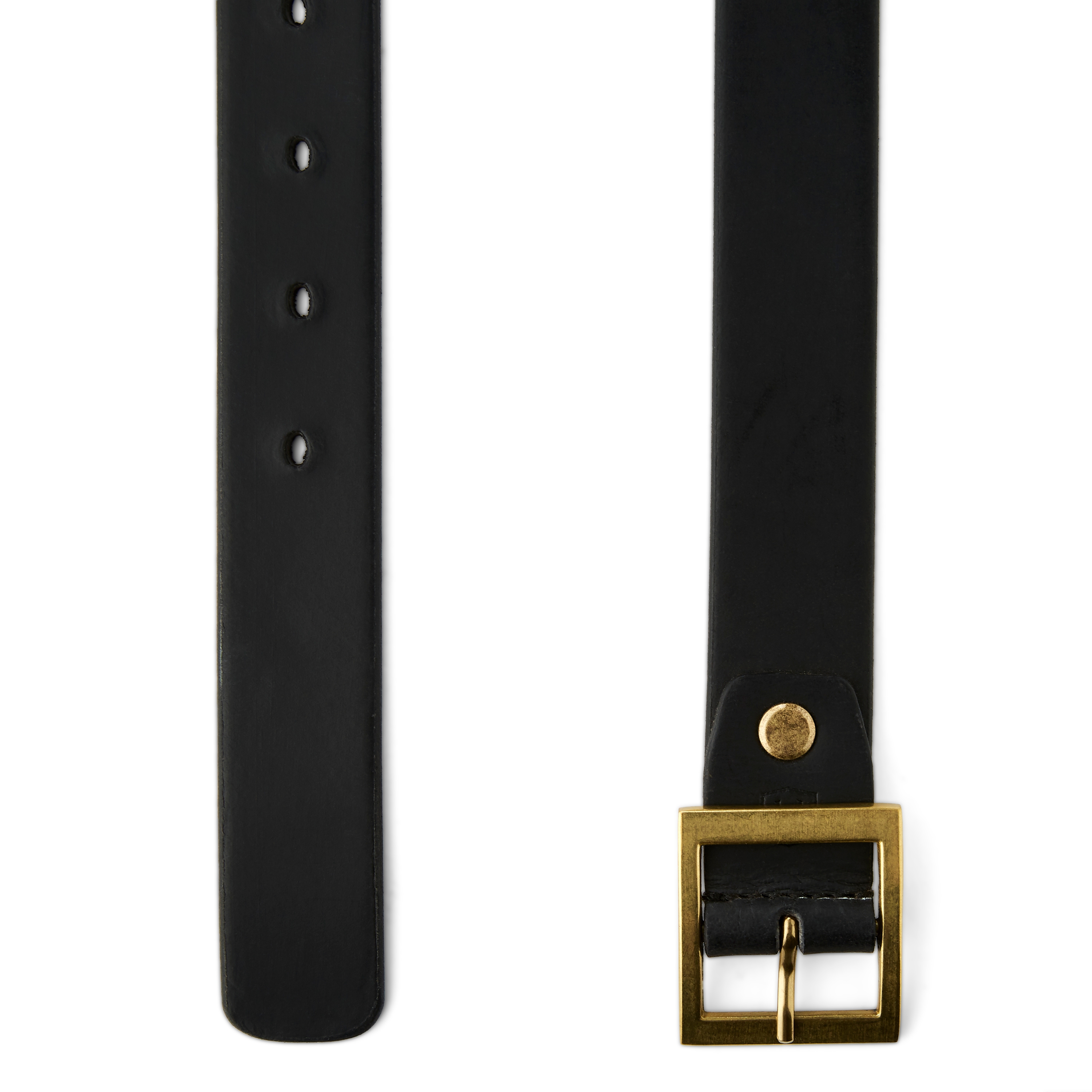 Serge Schwarzer Ledergürtel - 2