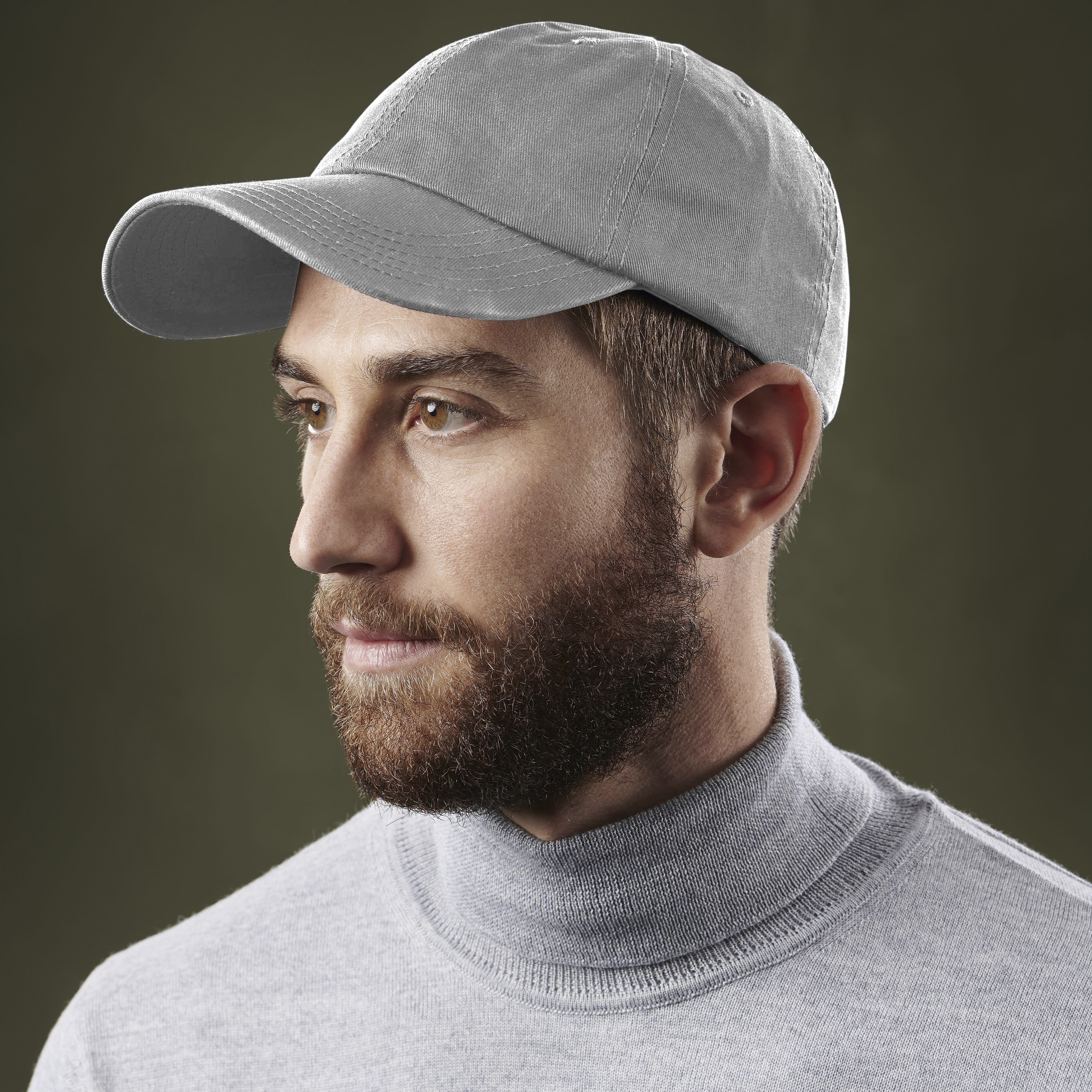 Ciemnoszara czapka bawełniana - 3