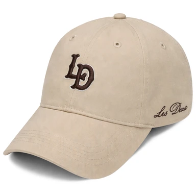 Les Deux | LD Logo Dad Cap i Mørk Sand Les Deux | LD Logo Dad Cap i Mørk Sand