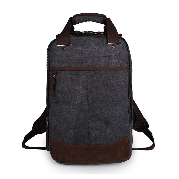 Stor Blå Kanvas Ryggsekk - 1