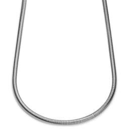 Essentials | 6 mm Silver-Tone Snake Chain Necklace