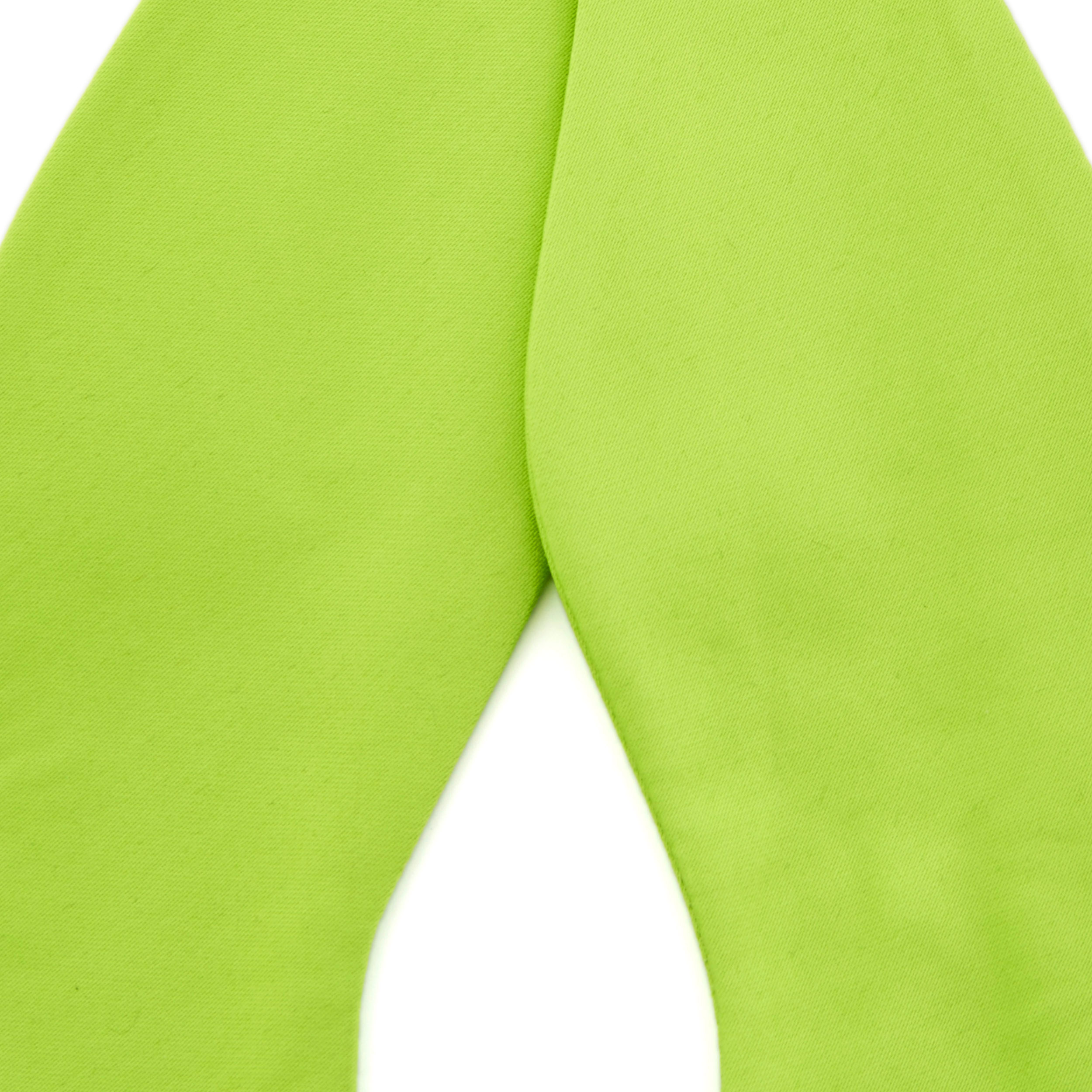 Limetkovo zelený viazací motýlik Basic - 2