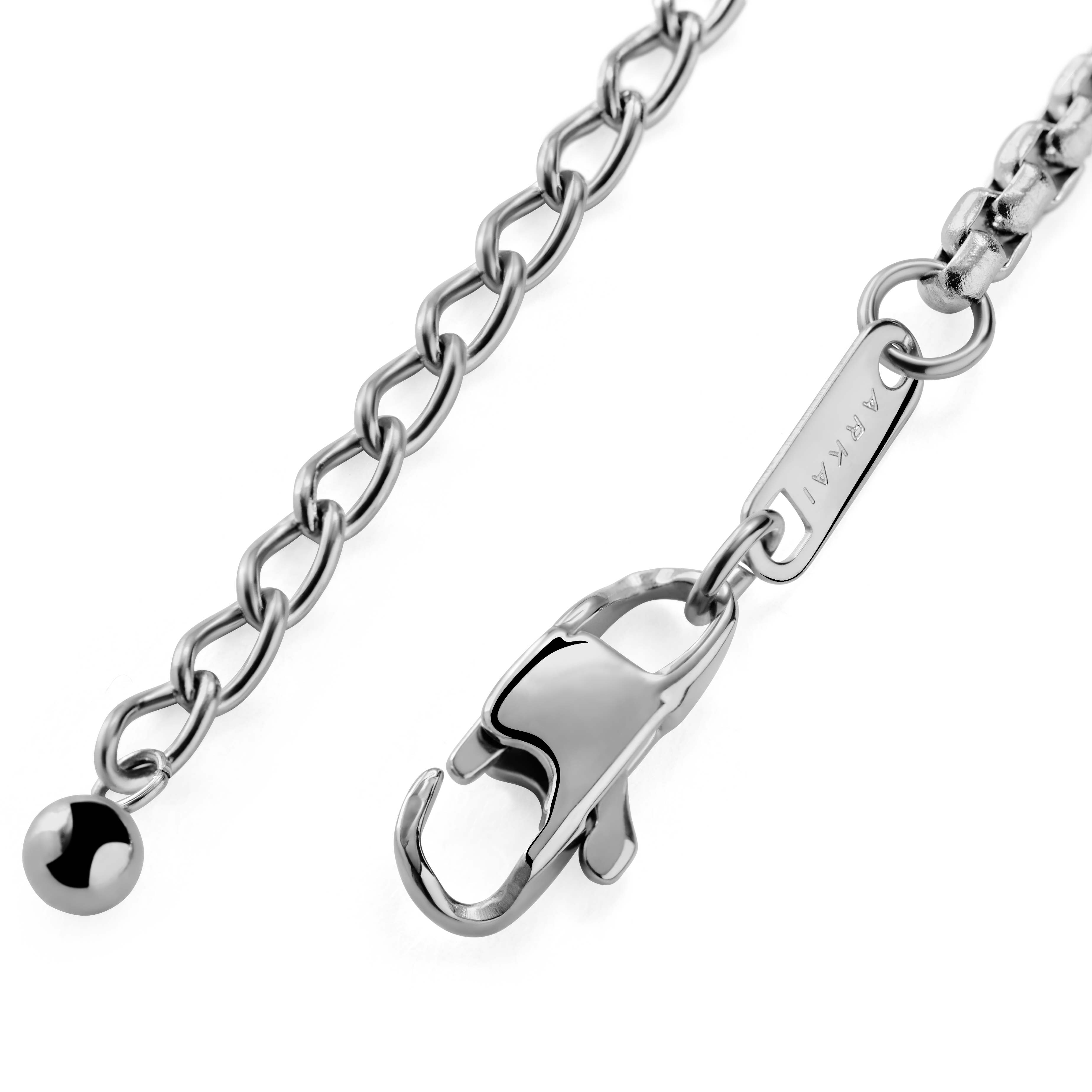 Atlas | Collar de acero plateado con colgante de flecha - 6