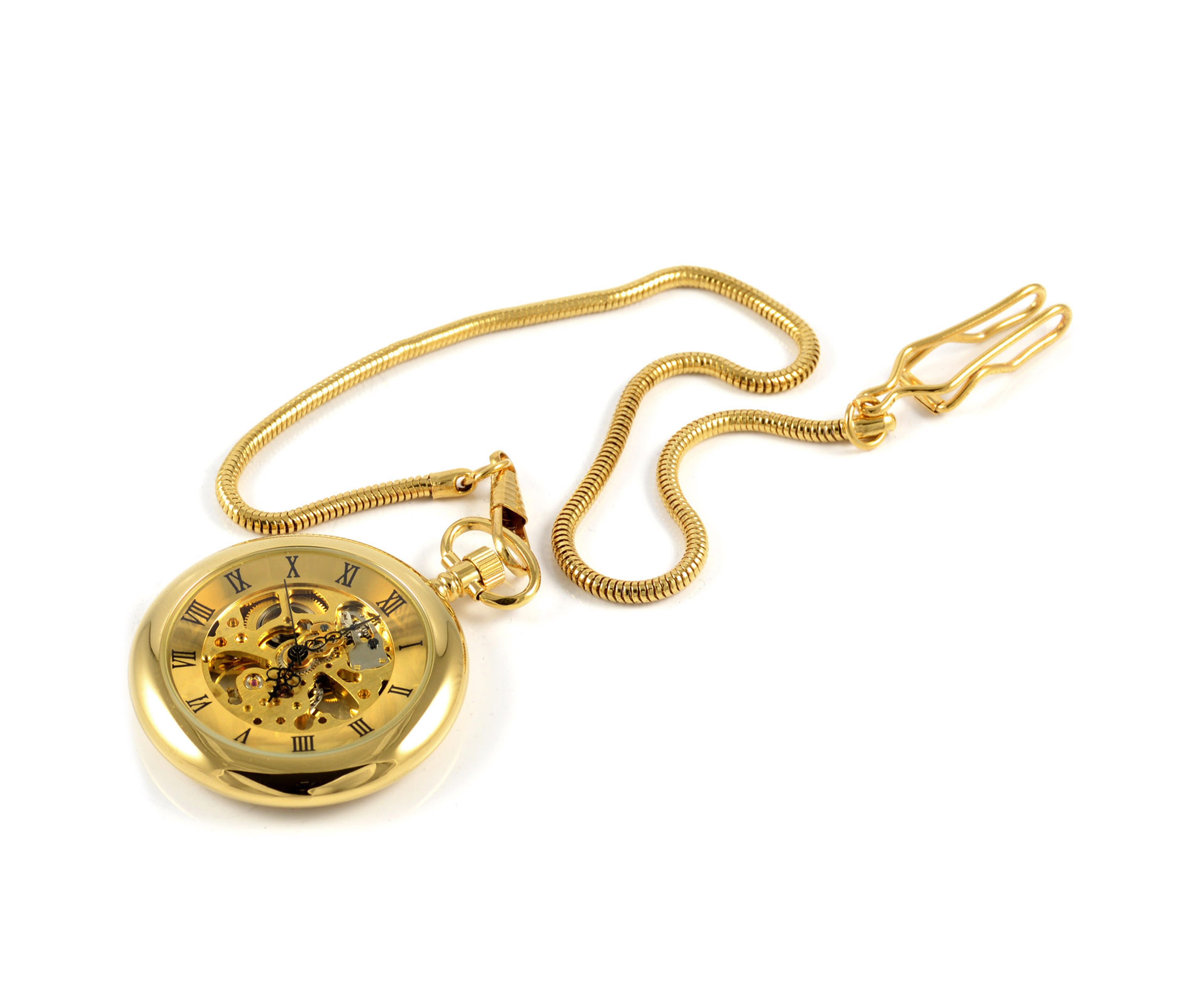 Roman Mechanical Pocket Watch