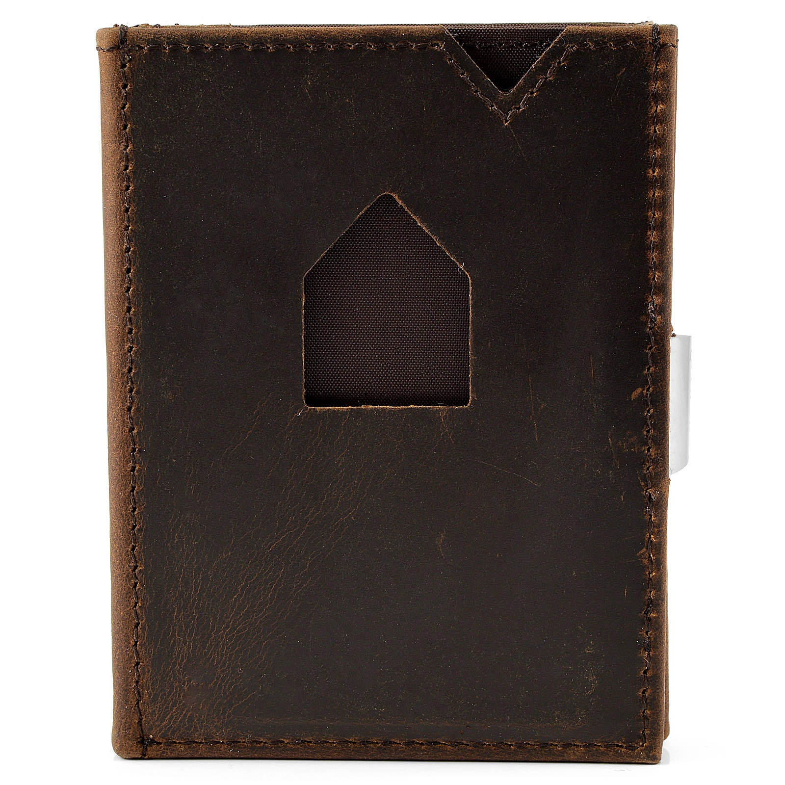 Tarjetero marrón oscuro Exentri  - 3