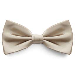 Champagne Basic Pre-Tied Bow Tie