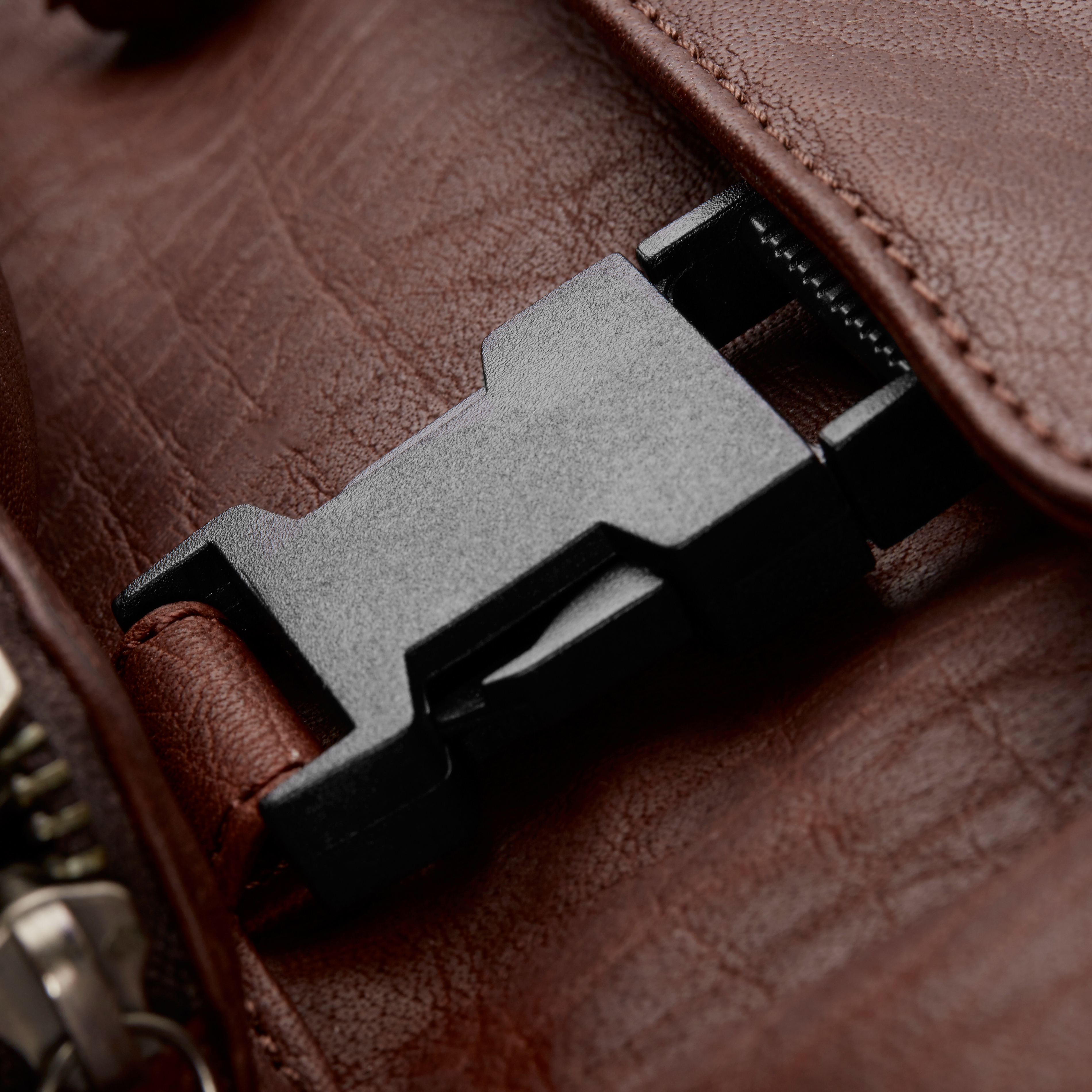 Oxford Brun Läderryggsäck - 4