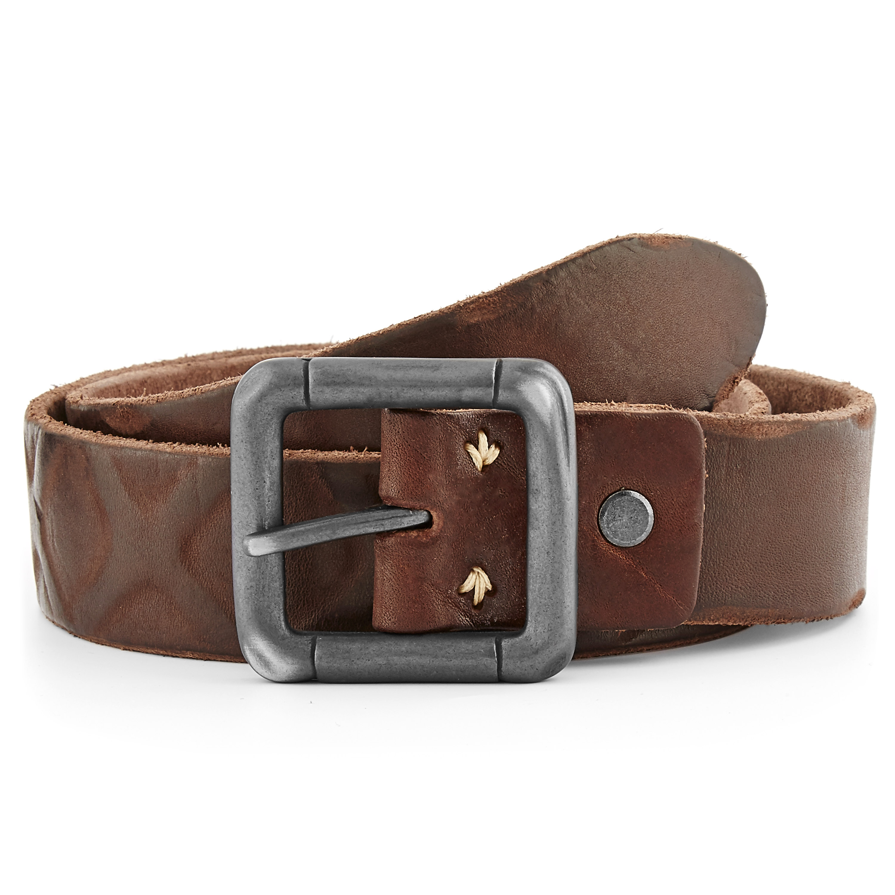 Hantverkarens Bruna Läderbälte - 1