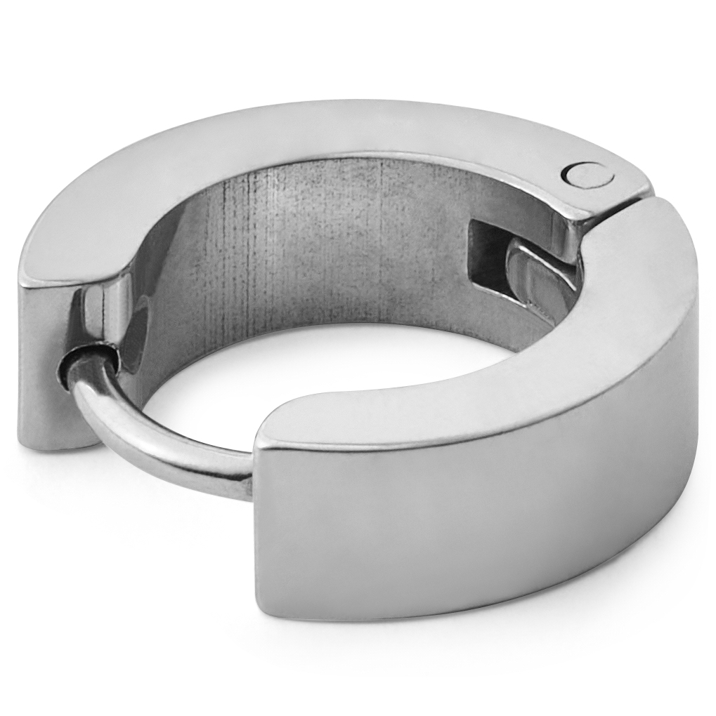 Floyd Steel Dragon Hoop Earring - 2