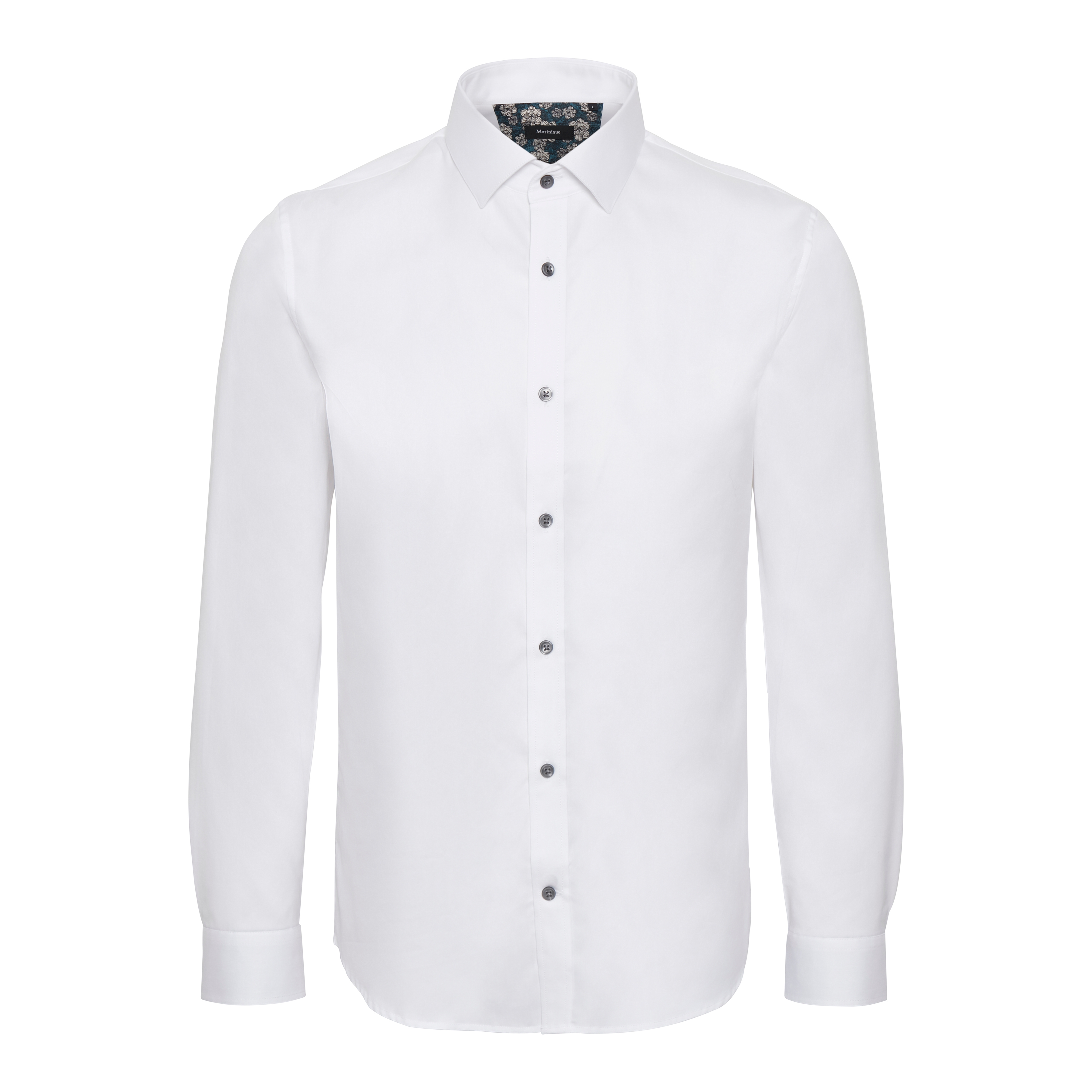 Trostol City Twill Hvit Skjorte - 1