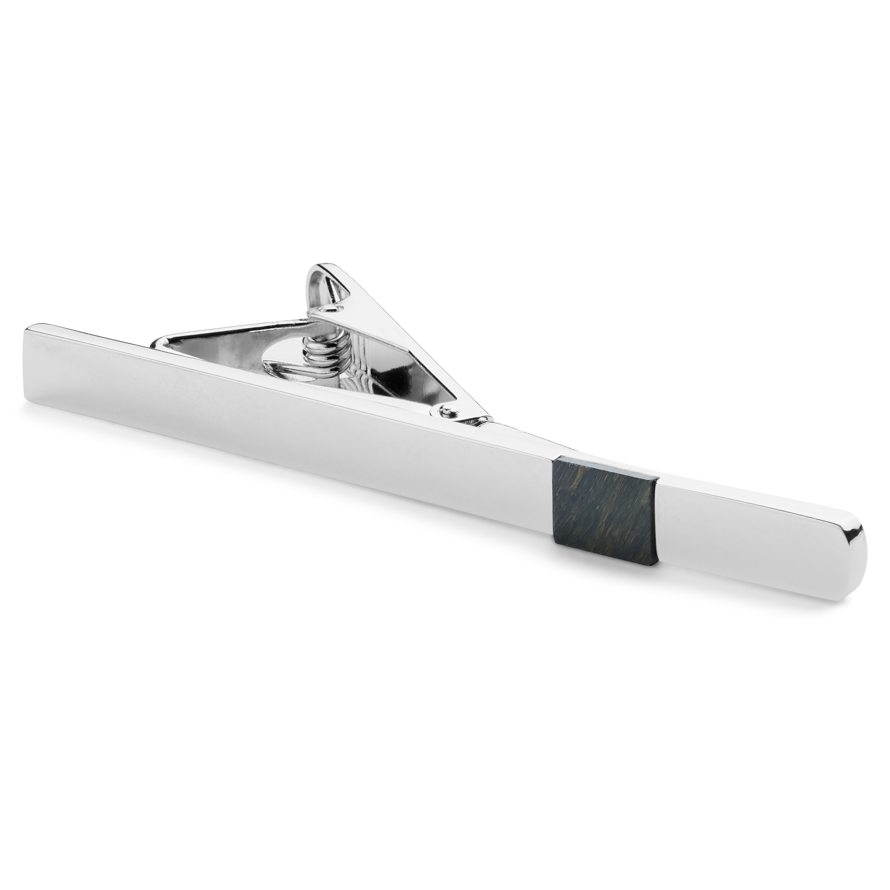 Blått Tigeröga 925s Nils Slipsnål - 3