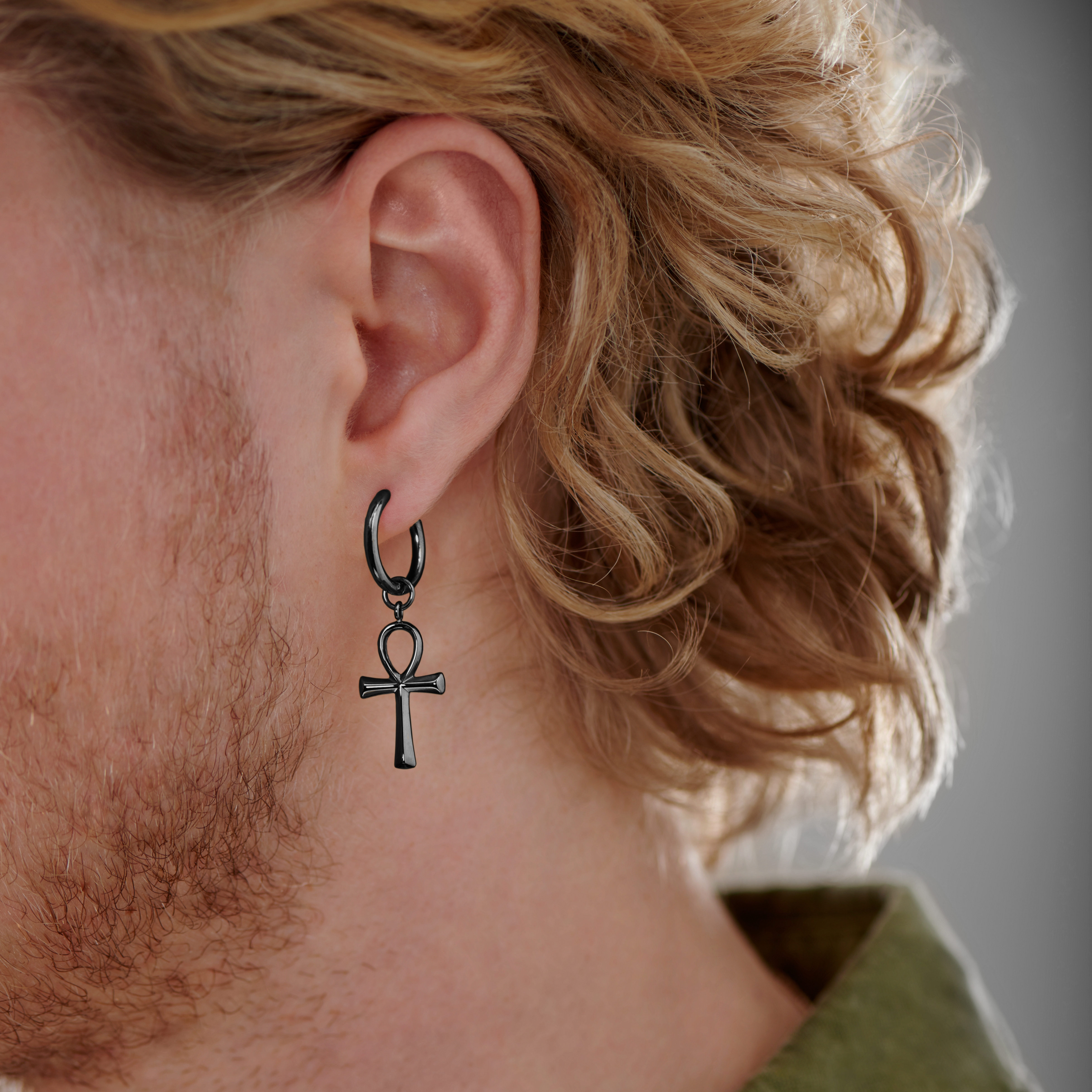 Ankh earrings clearance for guys