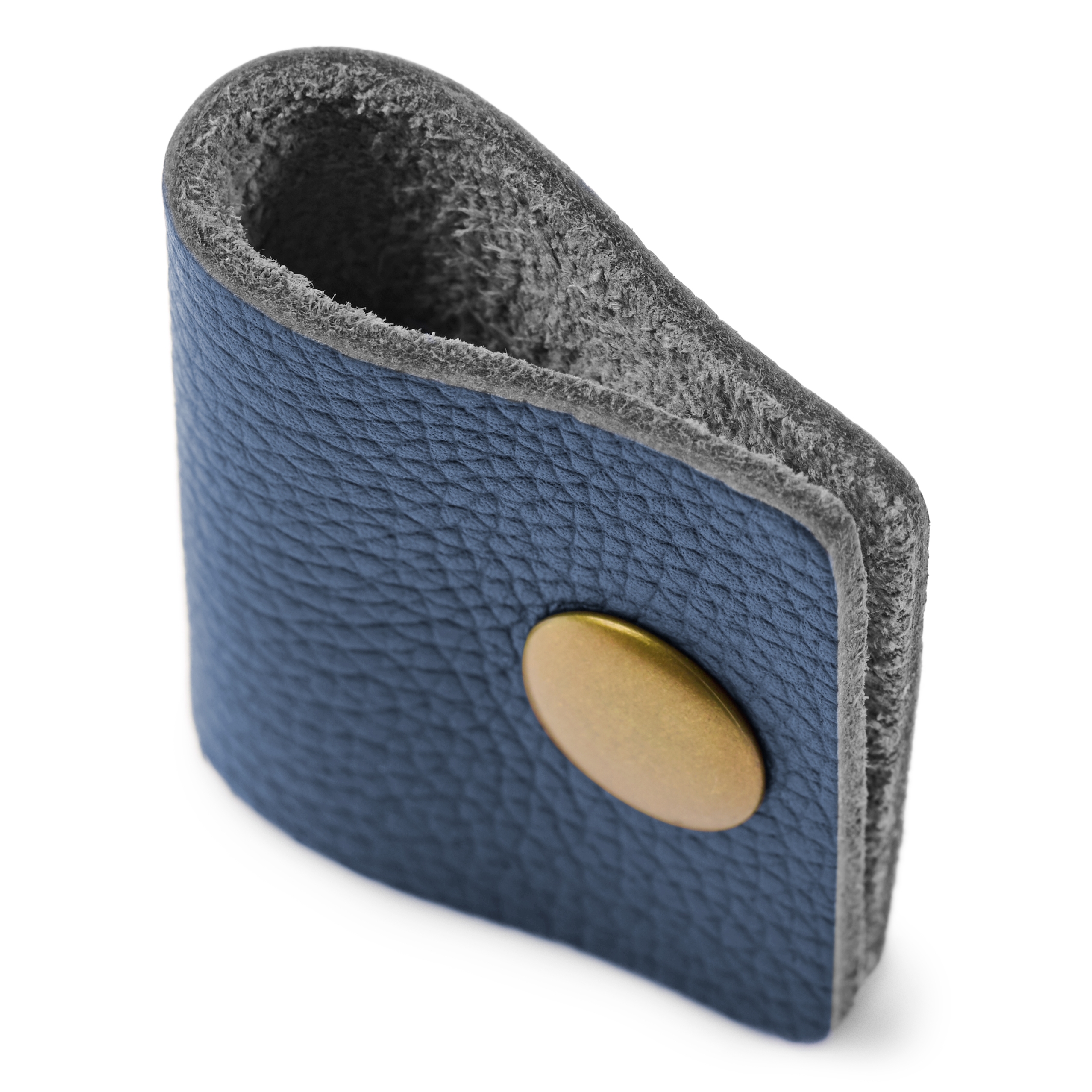 Organizer na kable | Granatowa skóra | Mały - 3