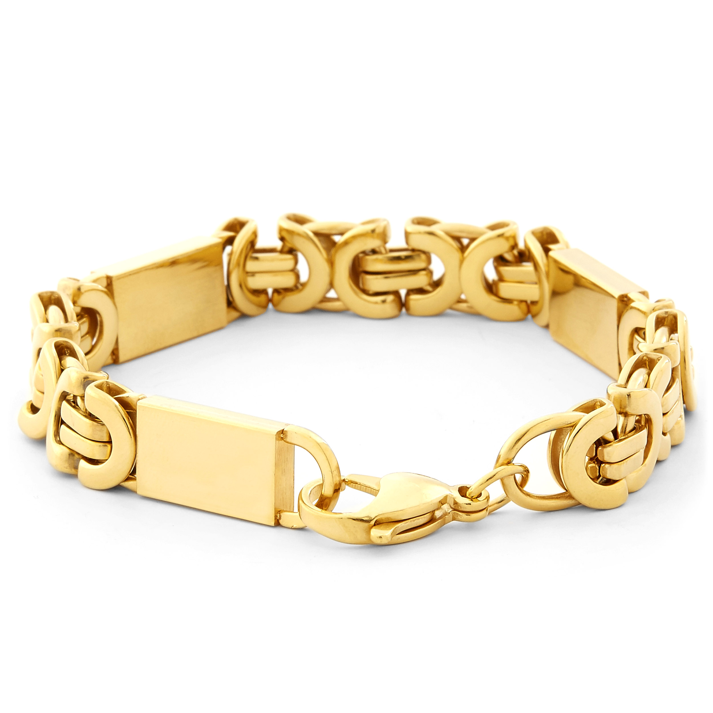 Brett Guldfärgat Armband - 3