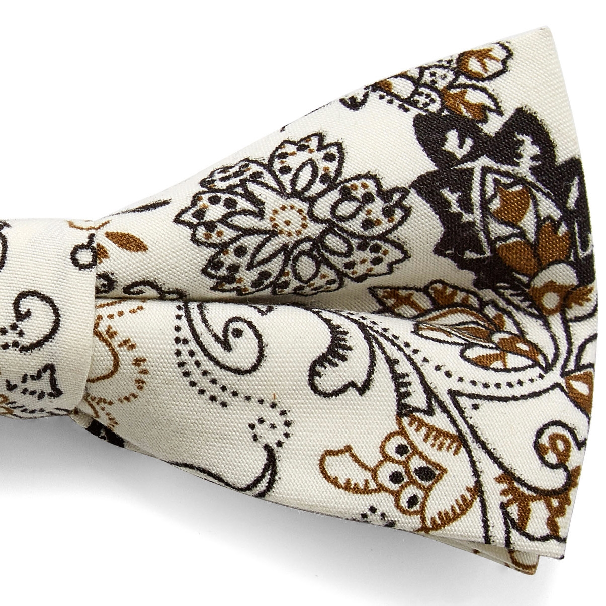Biała wzorzysta muszka - 2