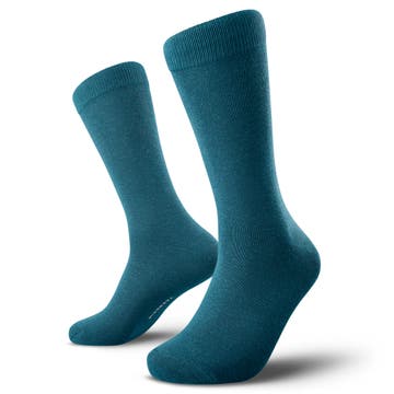 Magnus | Petrol Blue Socks