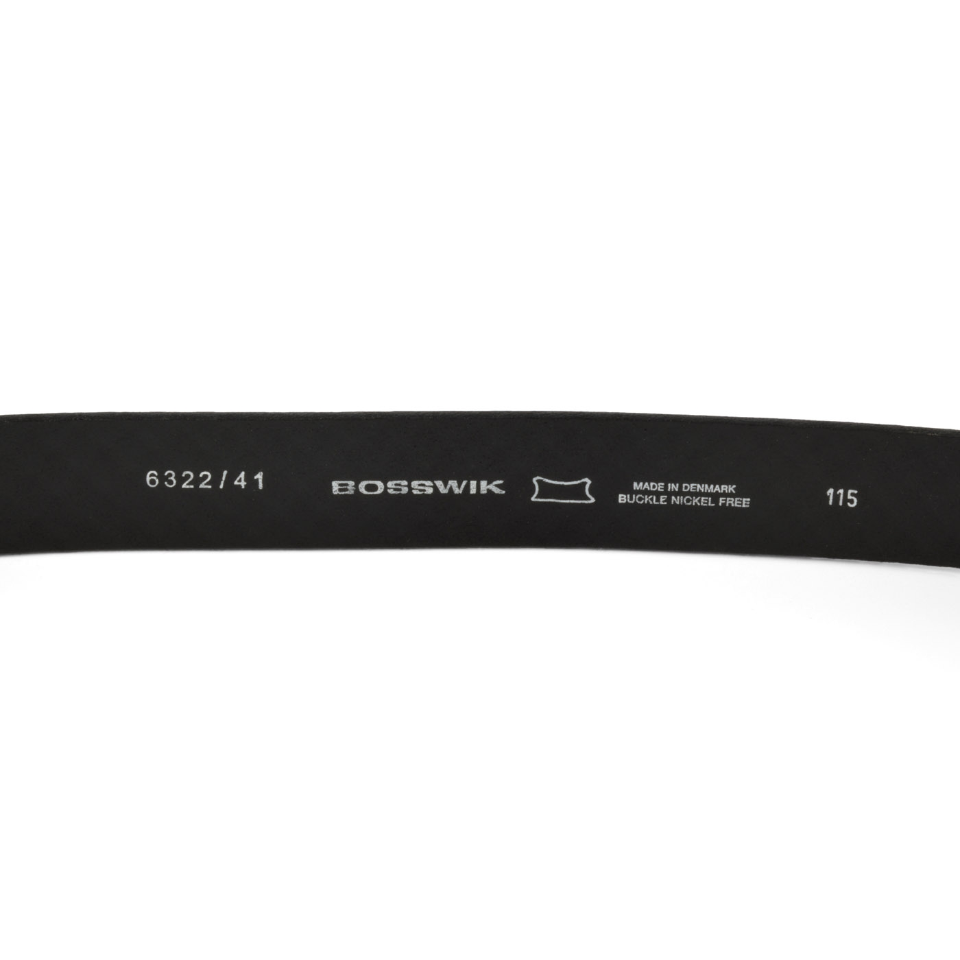 Schwarzer Gürtel mit Flechtmuster - 3