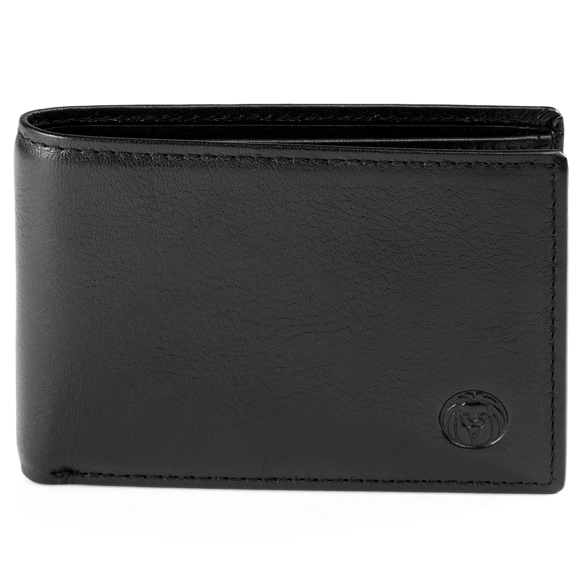 Small Black Leather Wallet | In stock! | Lucleon
