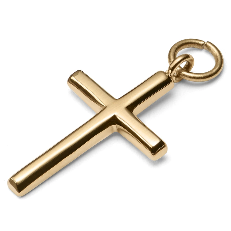 Kreuz Charm Goldfarben Kreuz Charm Goldfarben