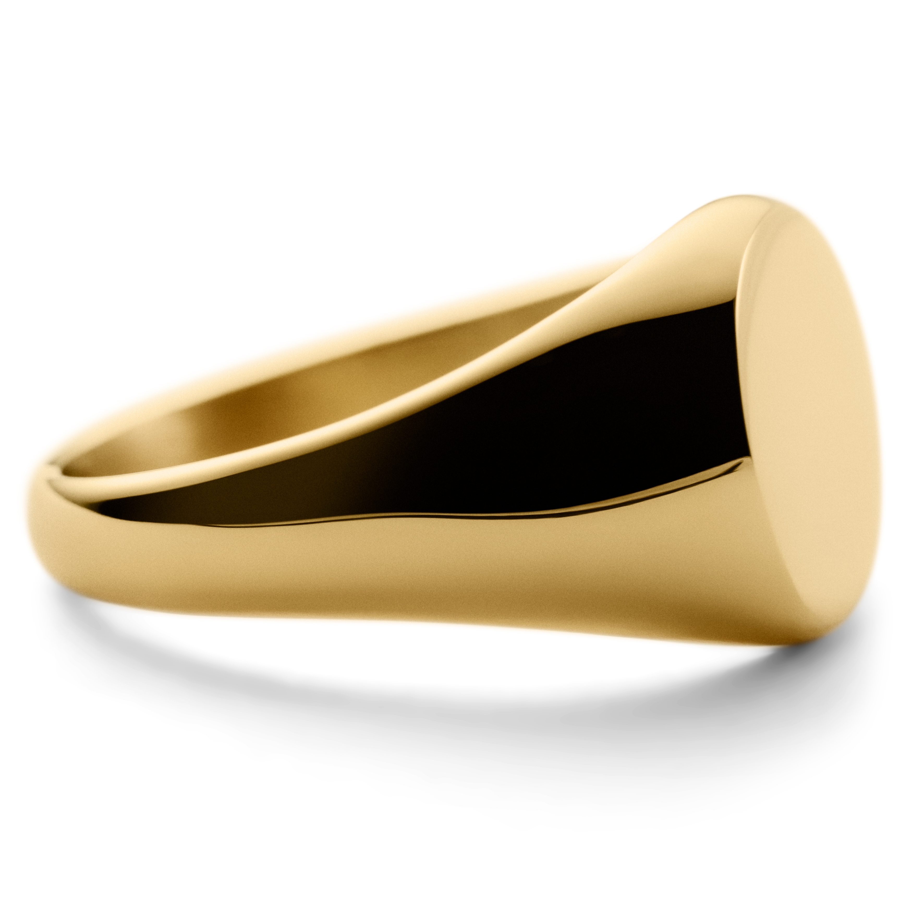 Gold-Tone Mason Ring - 2
