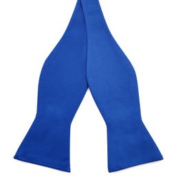 Blue Basic Self-Tie Bow Tie