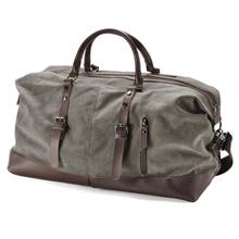 Grey duffle bags