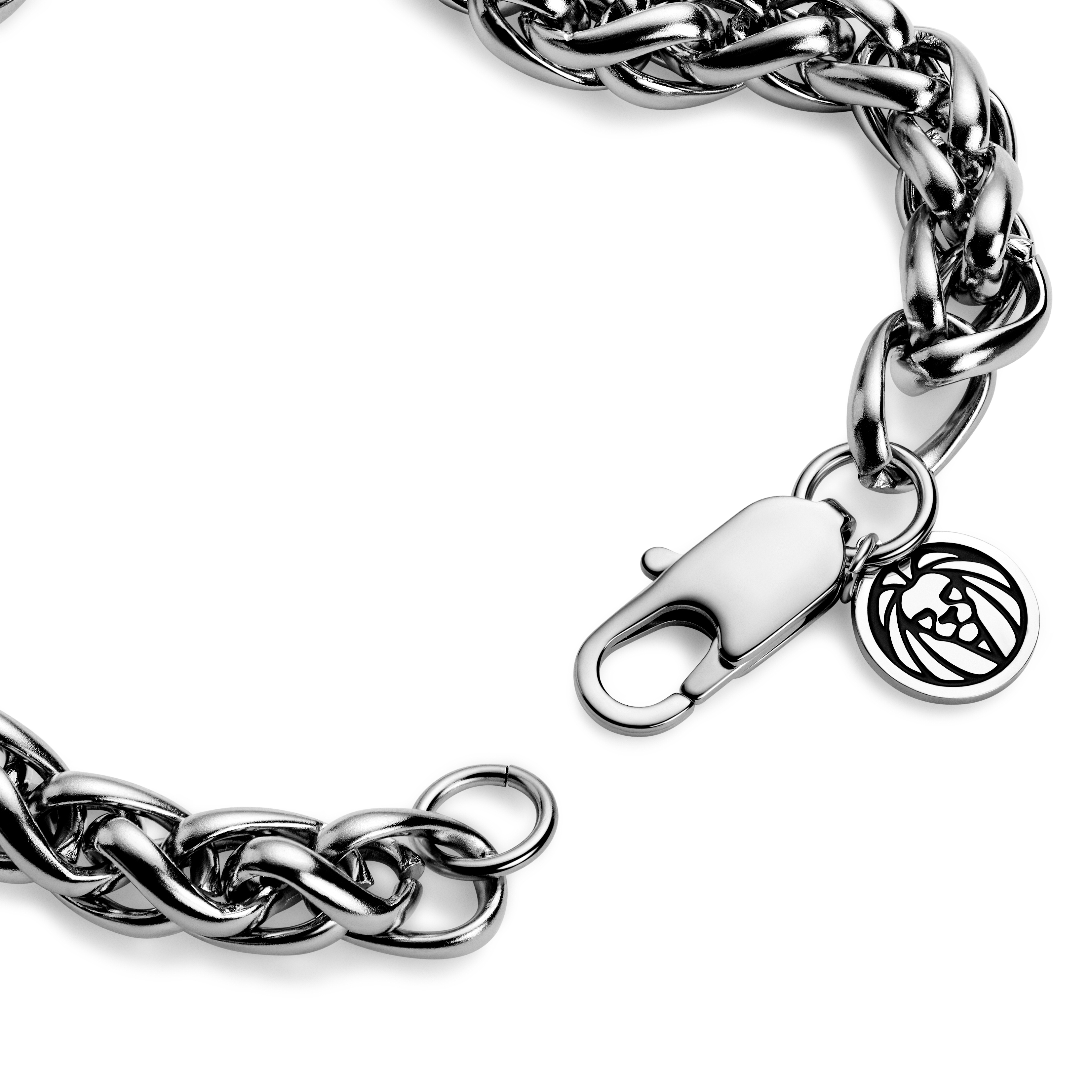 Essentials | 8 mm Silver-Tone Wheat Chain Bracelet - 3