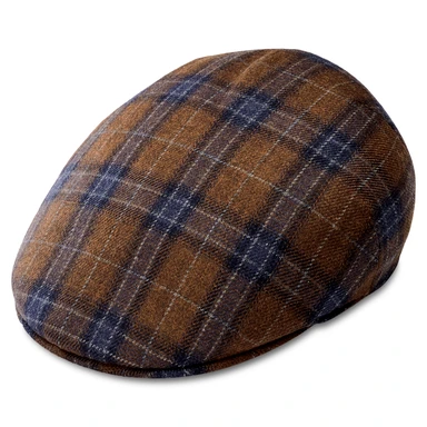 Brown Country Wool Fido Flat Cap Brown Country Wool Fido Flat Cap