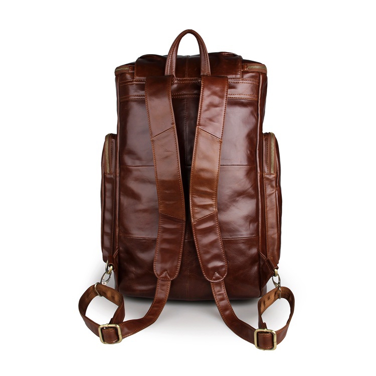 Høy Brun Skinnsekk - 2