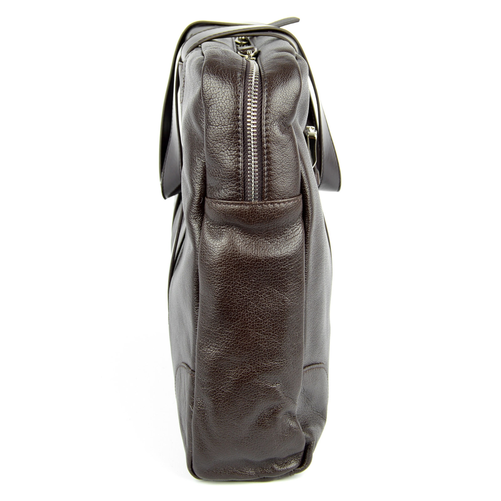 Καφέ Δερμάτινη Τσάντα Bucko - 5