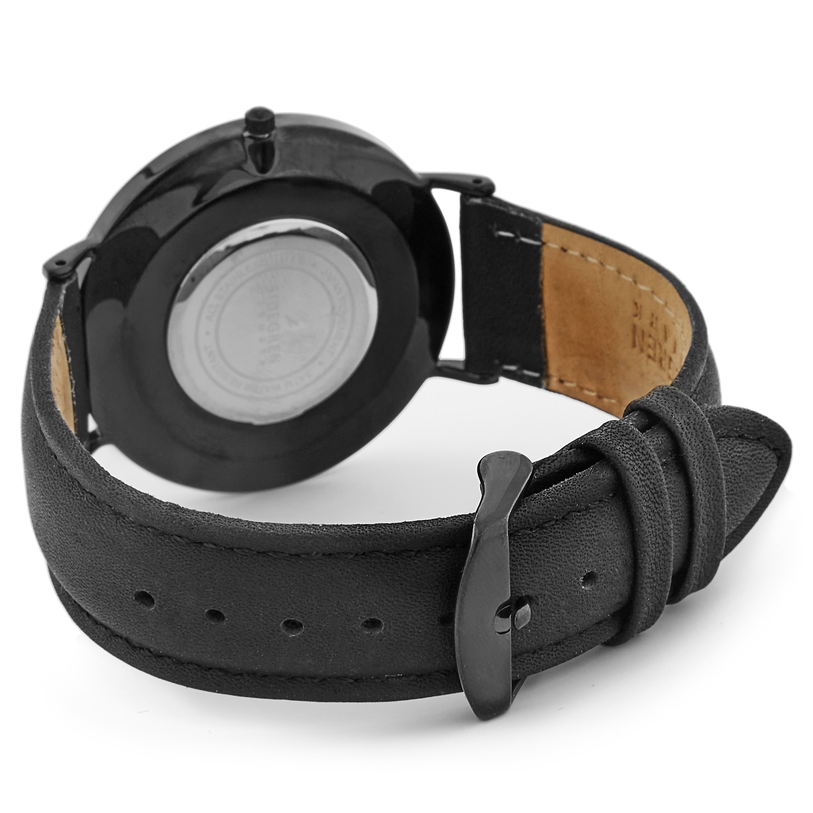 Reloj Nivil negro y plata - 4