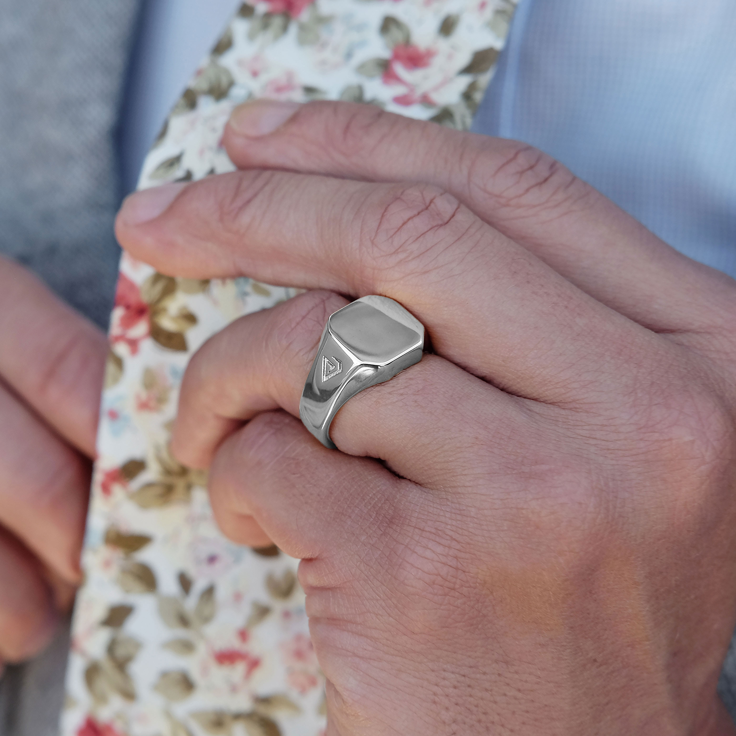 Signet 925s Silver Classic Ring - 4