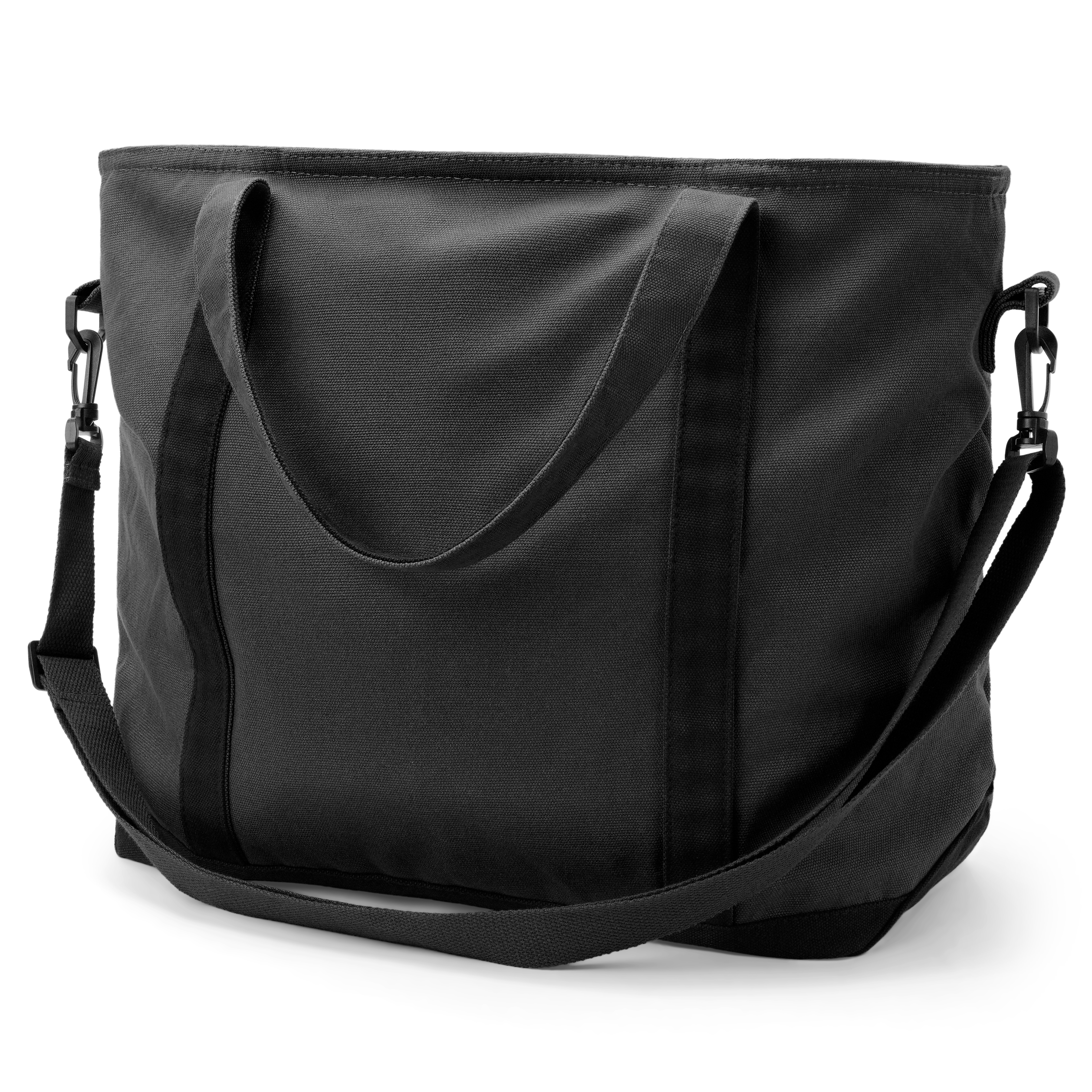 Otsu - Stor mörkgrå tote bag med dragkedja - 2