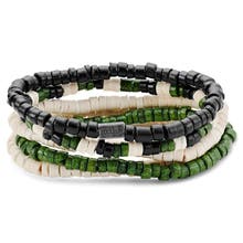 Beige bracelets