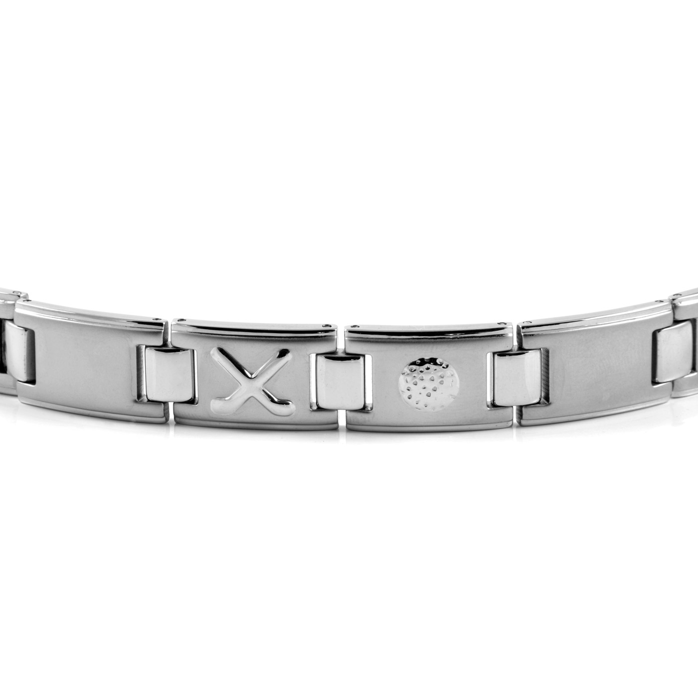 Bracelet magnétique symbole en acier 316L - 3