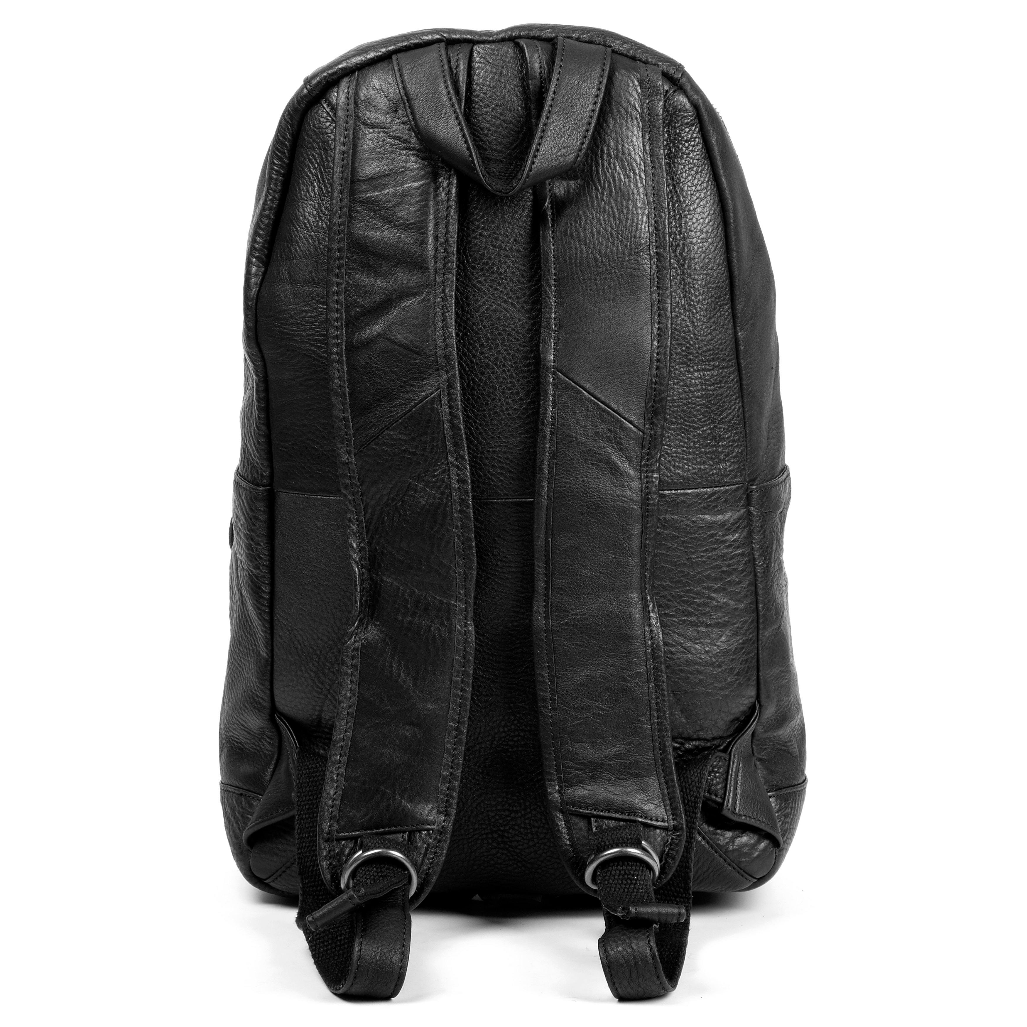 Smart Sort Delton Læderrygsæk - 2