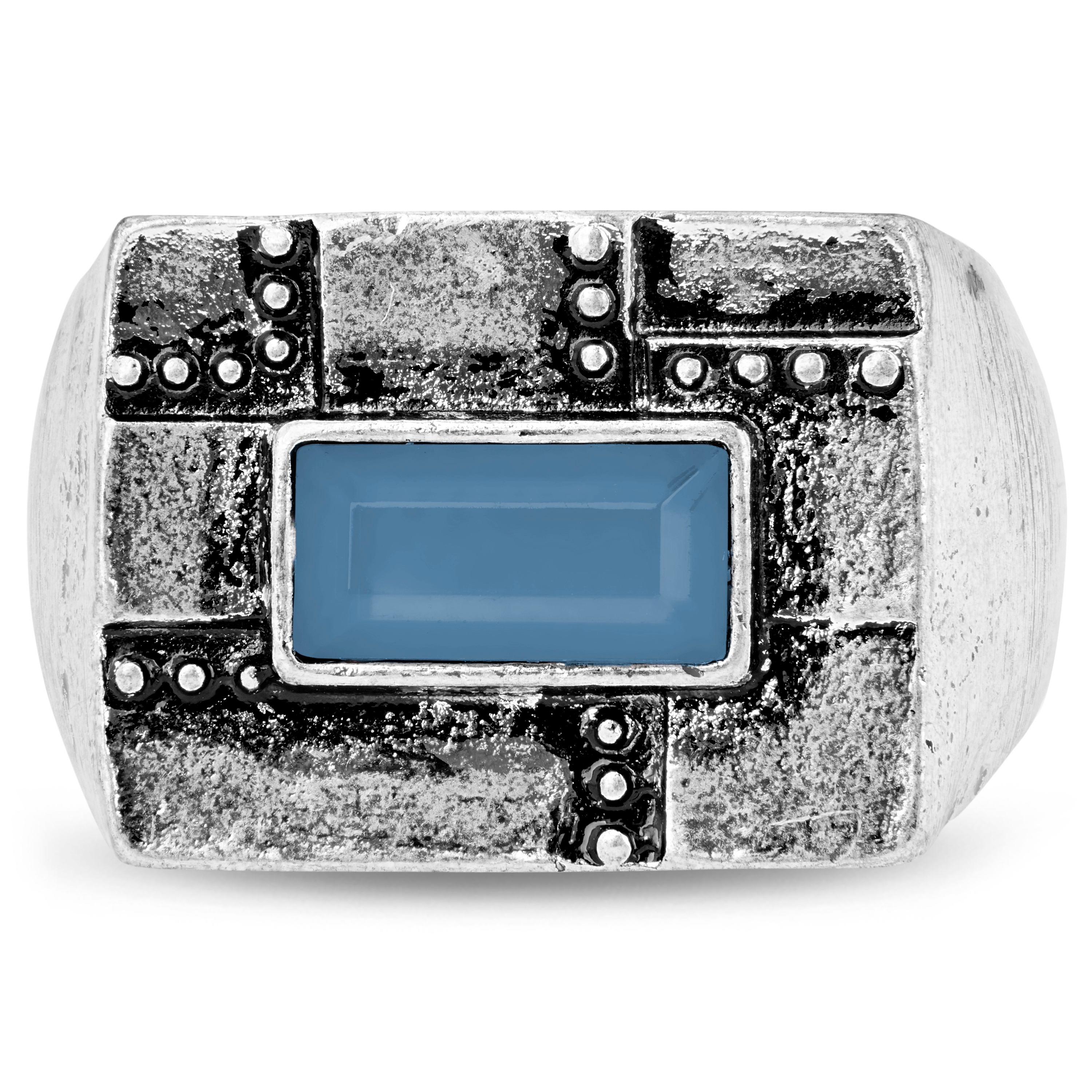 Anello Miller blu - 4