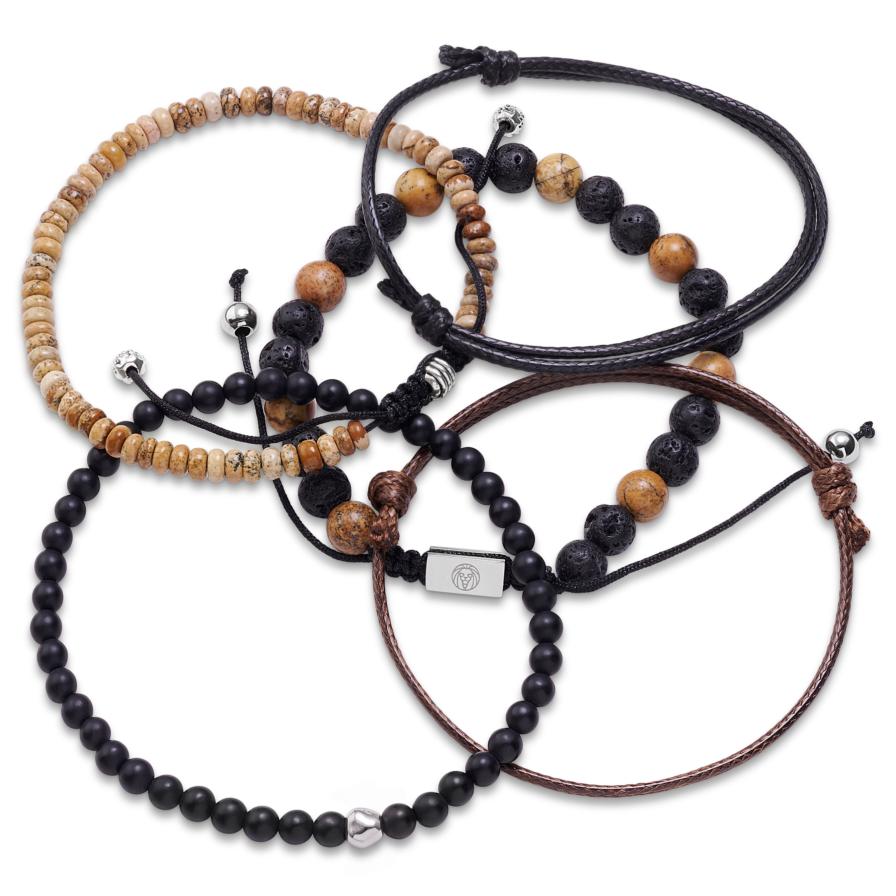 Amalfi | Pack de 5 pulseras Calm Mix  - 4