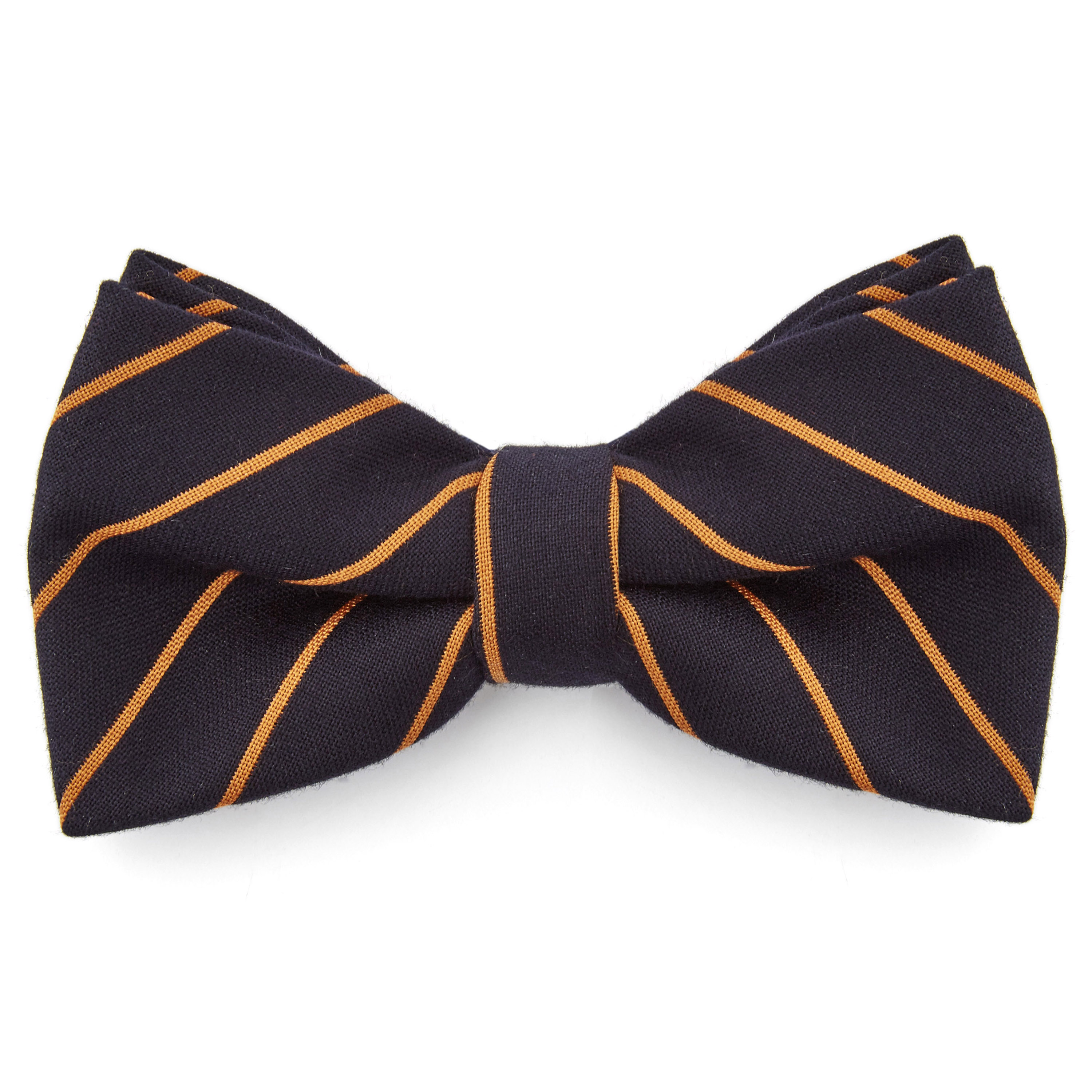 Marinblå och Orange Fluga - 1