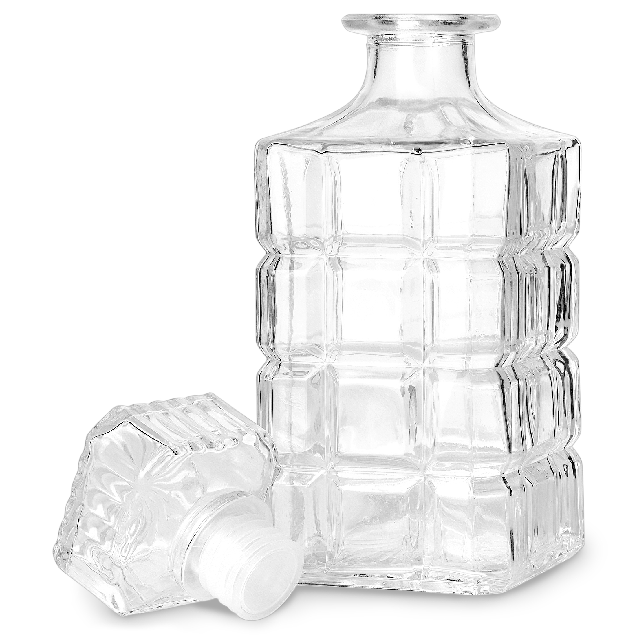 Whisky Set | 6 geometrische Gläser und Dekanter - 4